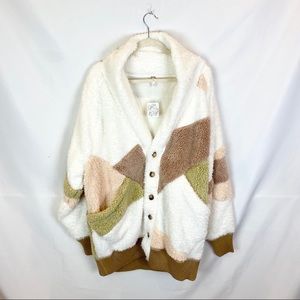 NWT - Free People Fleece Teddy Jacket